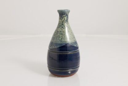 Hand Made Wheel Thrown Bottle Vase Decorated In Our Aussie Kelp Glaze On Mahogany Clay 4