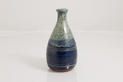 Hand Made Wheel Thrown Bottle Vase Decorated In Our Aussie Kelp Glaze On Mahogany Clay 5