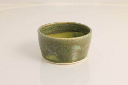 Hand Made Wheel Thrown Bowl Decorated In Our Aussie Forest Glaze On White Clay 1