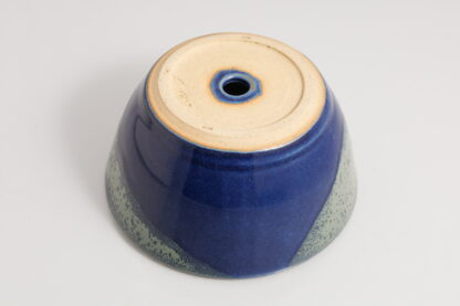 Hand Made Wheel Thrown Planter:Flower Pot Decorated With Our Aussie Kelp Glaze 10