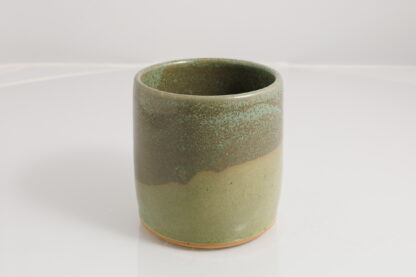 Hand Made Wheel Thrown Pottery Vase Decorated In Our Aussie Bush Glaze On Buff Clay 3