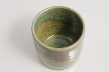 Hand Made Wheel Thrown Pottery Vase Decorated In Our Aussie Bush Glaze On Buff Clay 7