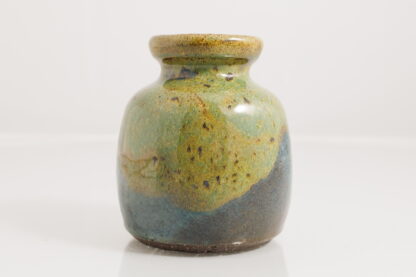 Hand Made Wheel Thrown Pottery Vase Decorated In Our Wacky Wombat Glaze 3