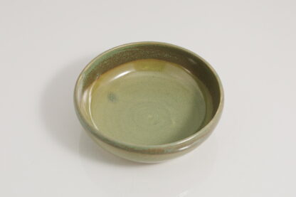 Hand Made Wheel Thrown Shallow Bowl Decorated In Our Aussie Bush Glaze On White Clay 4