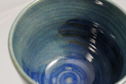 Hand Made Wheel Thrown Small Bowl Decorated in Our Midnight Bush Glaze On Buff Clay17