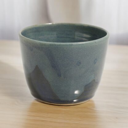 Hand Made Wheel Thrown Small Bowl Decorated In Our Midnight Forest Glaze On Buff Clay By Tmc Pottery 222