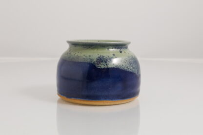 Hand Made Wheel Thrown Small Vase Decorated In Our Aussie Kelp Glaze On Buff Clay 3