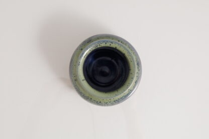 Hand Made Wheel Thrown Small Vase Decorated In Our Aussie Kelp Glaze On Buff Clay 7