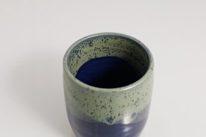 Hand Made Wheel Thrown Vase Decorated In Our Aussie Kelp Glaze On Buff Clay 6