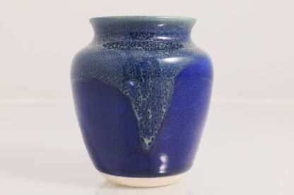 Hand Made Wheel Thrown Vase Decorated In Our Blue & Green Aussie Kelp Glaze On White Clay 3