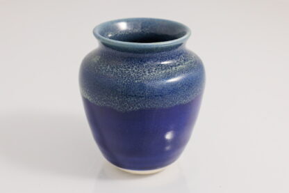 Hand Made Wheel Thrown Vase Decorated In Our Blue & Green Aussie Kelp Glaze On White Clay 5