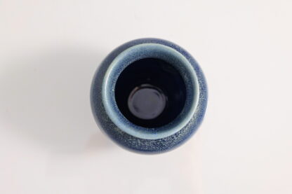 Hand Made Wheel Thrown Vase Decorated In Our Blue & Green Aussie Kelp Glaze On White Clay 8