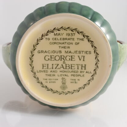 Rare 1937 Loving “King George VI & Elizabeth” Coronation Cup By Royal Doulton England 7