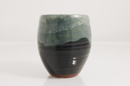 Hand Made Wheel Thrown Small Pottery Vase Decorated In Our Midnight Forest Glaze On Mahogany Clay 1