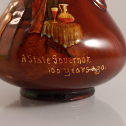 Rare Doulton Kingsware Flask “a State Governor” Circa 1911 By Royal Doulton 8