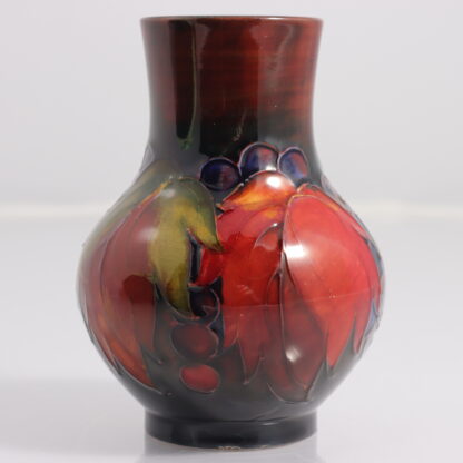 William Moorcroft Leaf and Berry Flambe Pottery Vase Impressed Mark W Moorcroft By William Moorcroft (England 1872-1945) 4