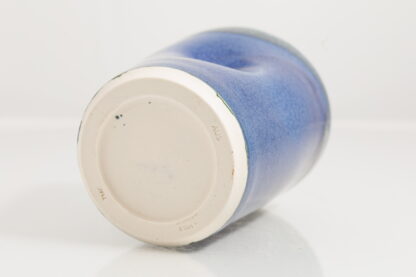 Hand Made Wheel Thrown Hand Decorated Vase In Our Midnight Forest Glaze On White Clay 63