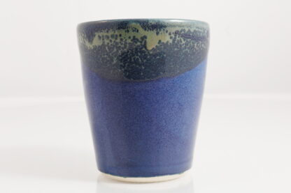 Hand Made Wheel Thrown Hand Decorated Vase In Our Midnight Forest Glaze On White Clay 70