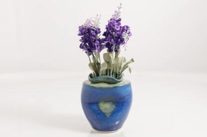 Hand Made Wheel Thrown Pottery Vase Decorated In Our Aussie Kelp Glaze On White Clay 2