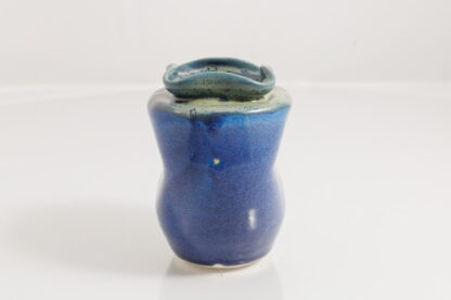 Hand Made Wheel Thrown Pottery Vase Decorated In Our Aussie Kelp Glaze On White Clay 3