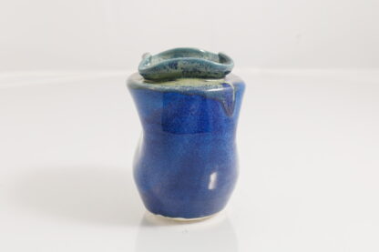 Hand Made Wheel Thrown Pottery Vase Decorated In Our Aussie Kelp Glaze On White Clay 5