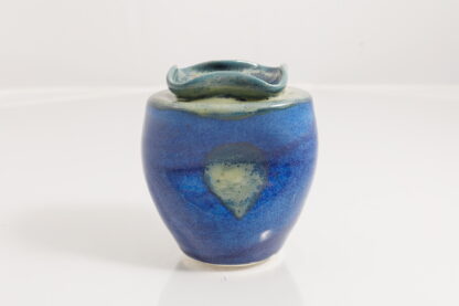 Hand Made Wheel Thrown Pottery Vase Decorated In Our Aussie Kelp Glaze On White Clay 6