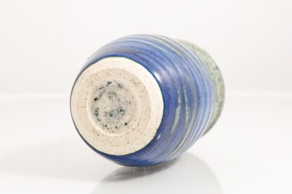 Hand Made Wheel Thrown Pottery Vase Decorated In Our Midnight Forest Glaze 01