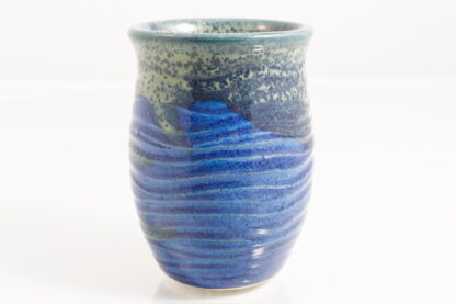 Hand Made Wheel Thrown Pottery Vase Decorated In Our Midnight Forest Glaze 06