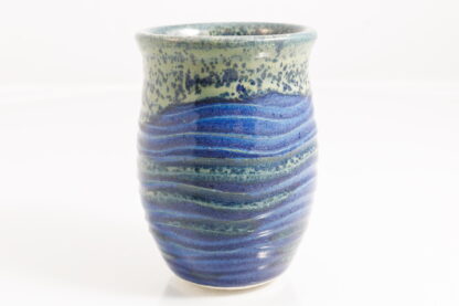 Hand Made Wheel Thrown Pottery Vase Decorated In Our Midnight Forest Glaze 08