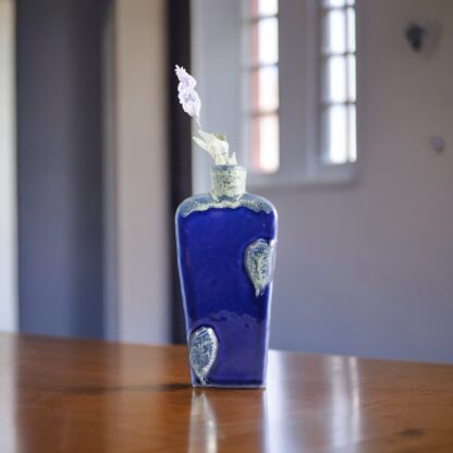 Handcrafted Aussie Kelp Glazed Small Bottle Vase From Melbourne Studio123