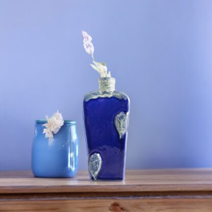 Handcrafted Aussie Kelp Glazed Small Bottle Vase From Melbourne Studio567