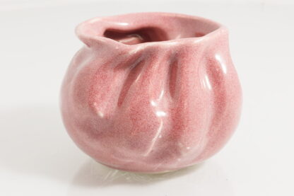 Hand Made Wheel Thrown Vase Decorated In Our Plum Glaze TMC Pottery 60