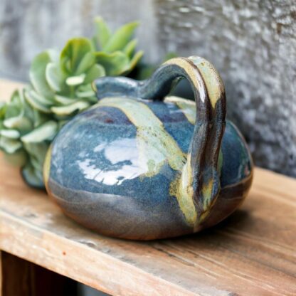 Unique Slab Built Art Jug With Wacky Wombat Glaze Handmade In Melbourne960 1