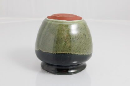 Handmade Wheel Thrown Vase, Rutile Green & Sapphire Glaze, Made In Melbourne Australia By Tmc Pottery 44