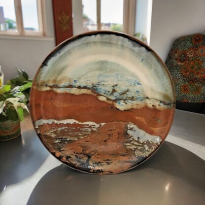 Large Handmade Australian Pottery Charger By Greg Daly 36