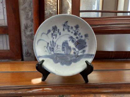 Tek Sing Shipwreck Cargo Bamboo And Peony Dish 1414