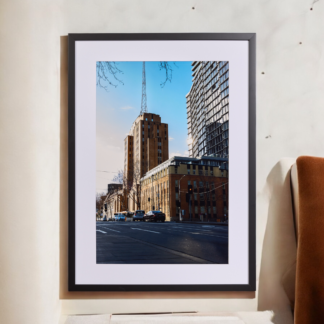 Original Framed Art Photograph By Aidan McCorry – 'Old Police Headquarters', Signed & Titled Verso Printed On Ilford Gold Fibre Gloss